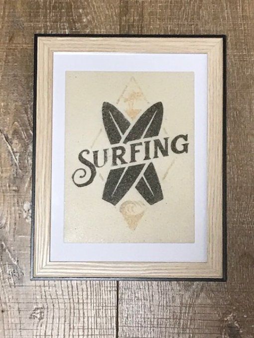 Tableau de sable "Surf"