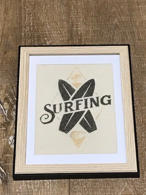 Tableau de sable "Surf"