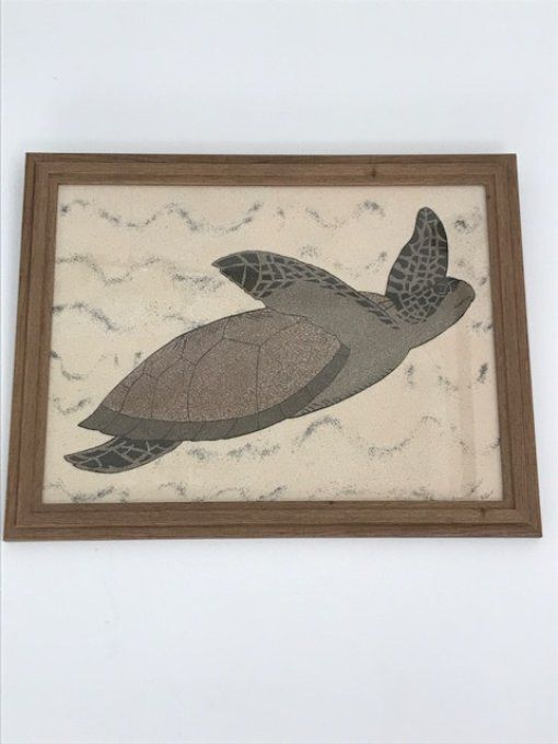 Tableau de sable "Tortue"