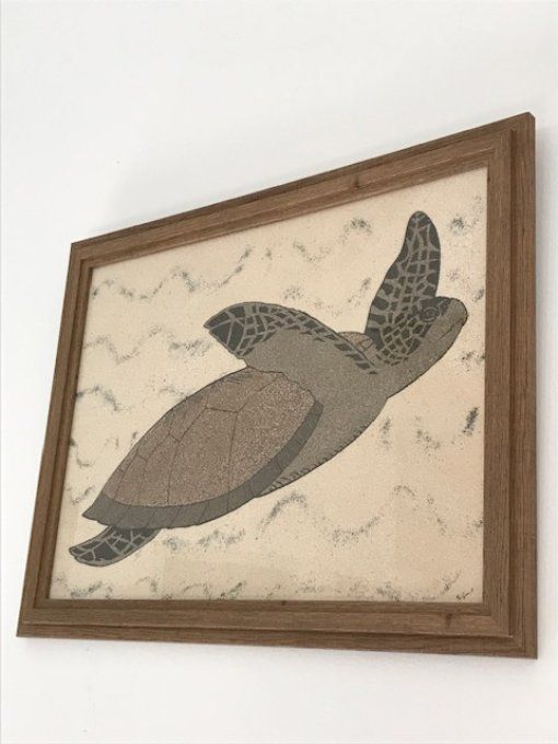 Tableau de sable "Tortue"