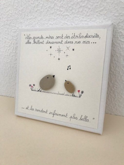 Cadre galets "Grands-mères"