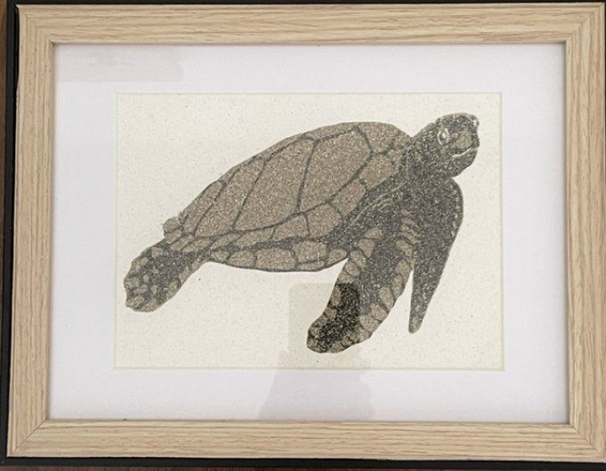 tableau de sable Tortue