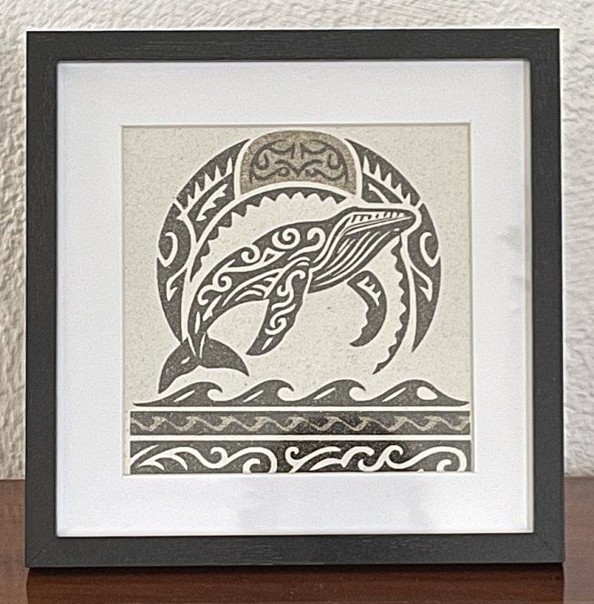 tableau de sable collection Animaux marin "Tatoo"