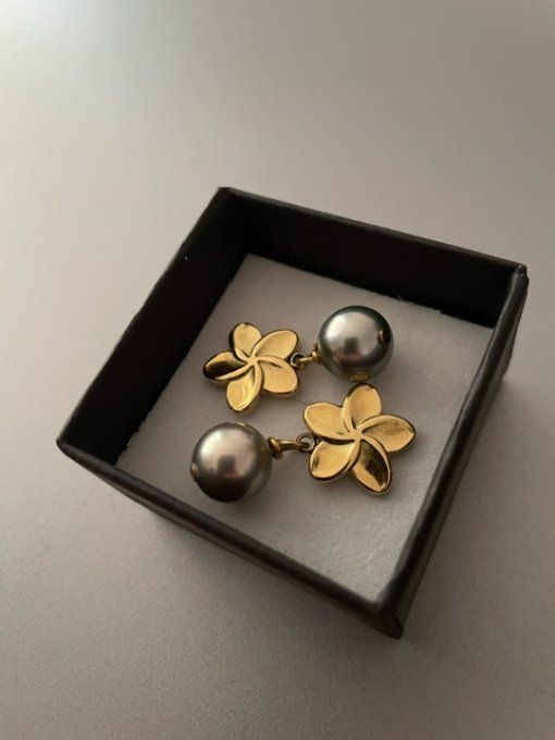 Boucles d'oreilles "Tiaré"