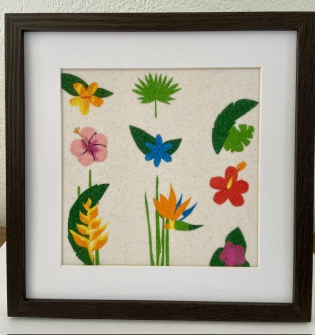Collection "fleurs tropicales"