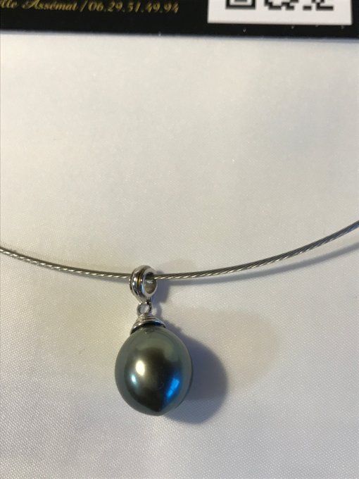 Bélière et Perle de Tahiti