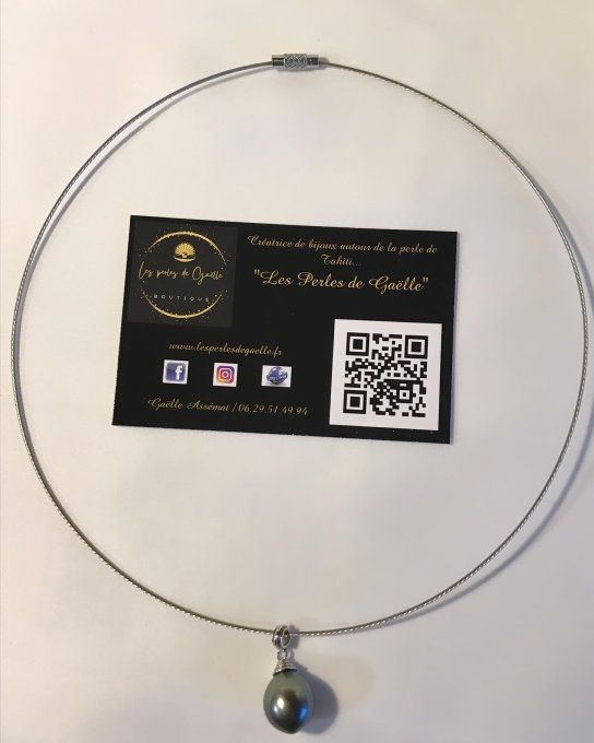 Bélière et Perle de Tahiti