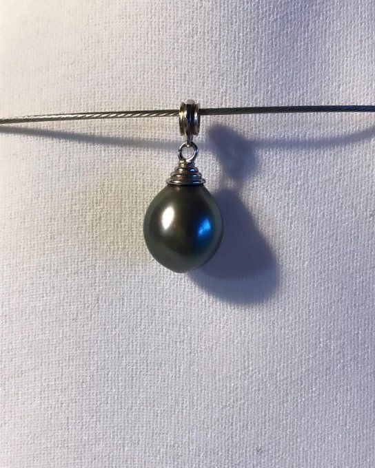 Bélière et Perle de Tahiti