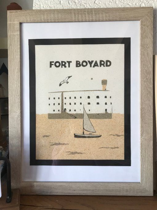 Tableau sable Fort Boyard