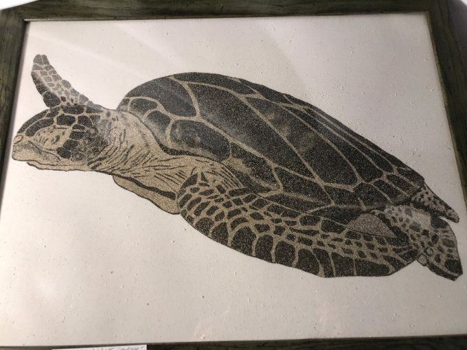 tableau de sable "Tortue"