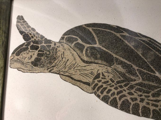 tableau de sable "Tortue"