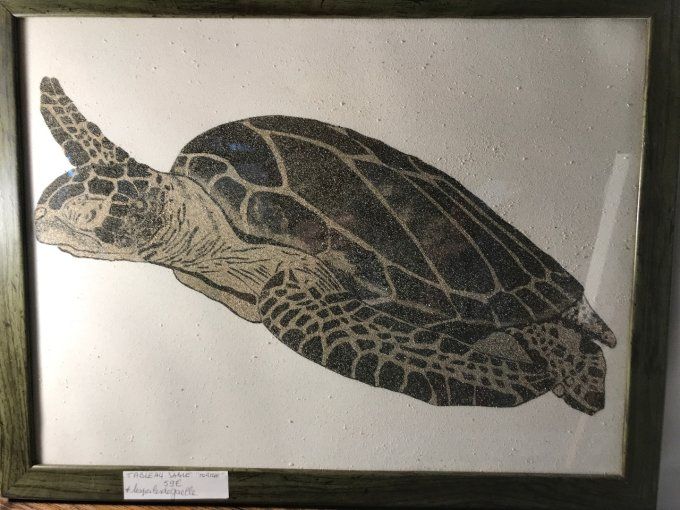 tableau de sable "Tortue"