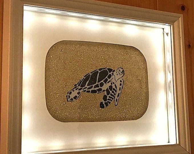 Cadre lumineux "Tortue"