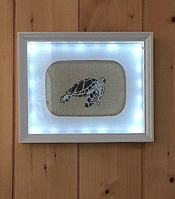 Cadre lumineux "Tortue"