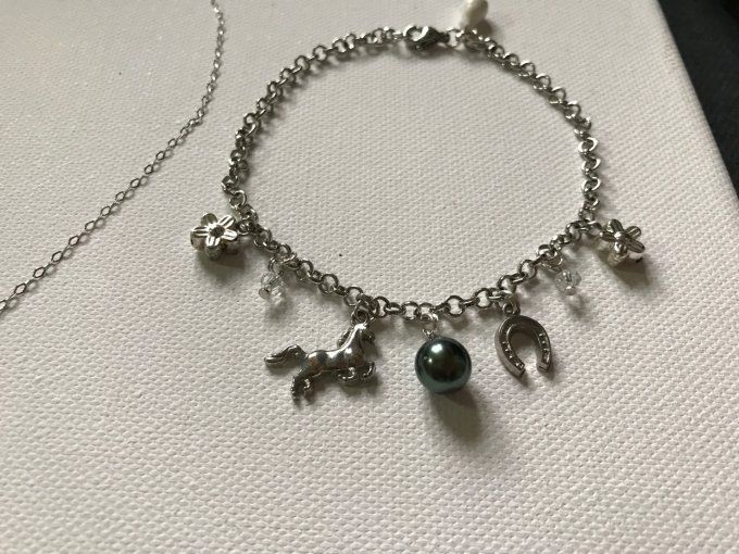 Bracelet breloques "Cheval"