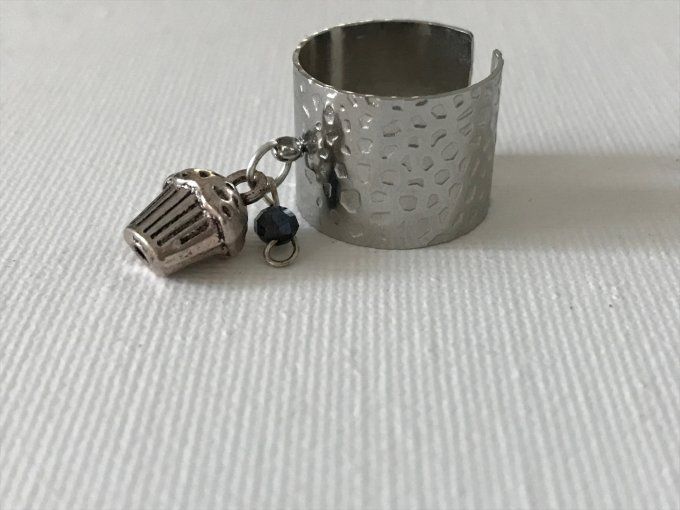 bague réglable breloques