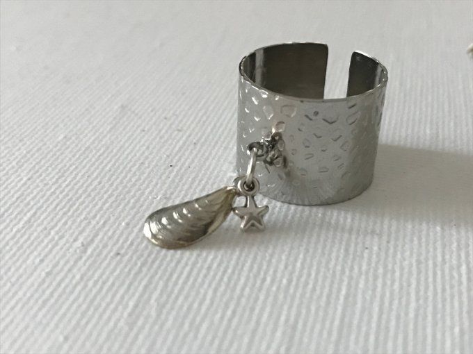 bague réglable breloques