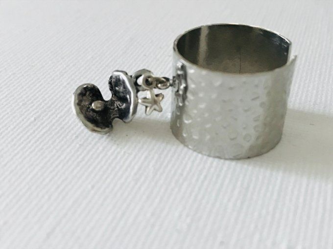 bague réglable breloques