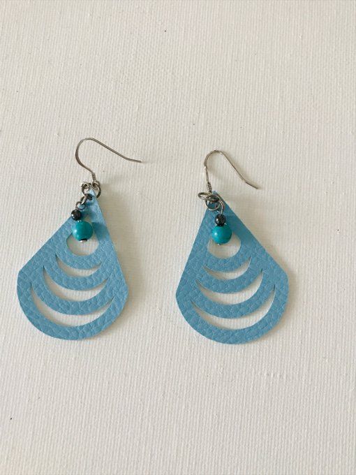 Boucles d'oreilles "pyramide"