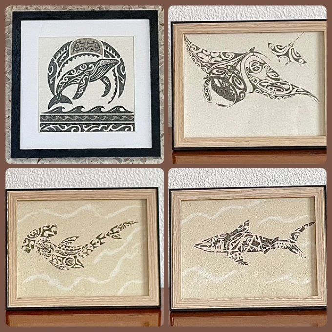 Collection "Tatoo" animaux marins