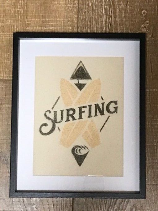 Tableau de sable "Surf"