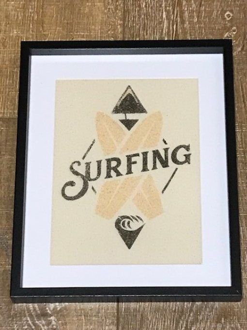 Tableau de sable "Surf"