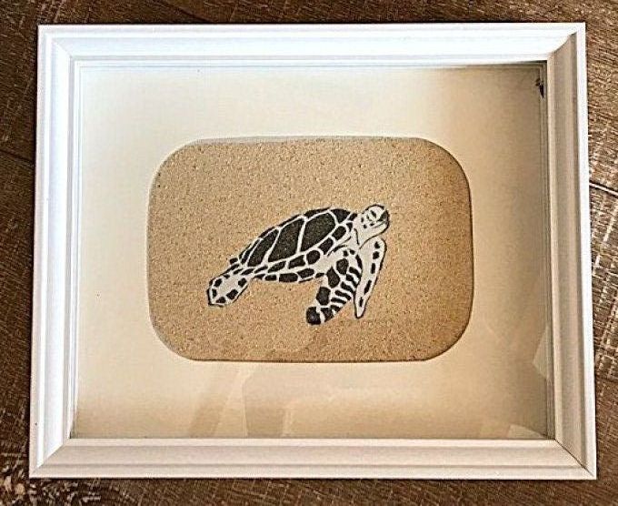 Cadre lumineux "Tortue"