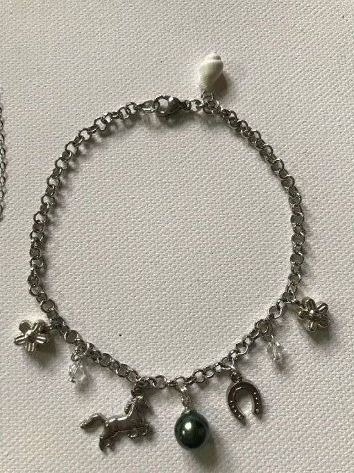 Bracelet breloques "Cheval"
